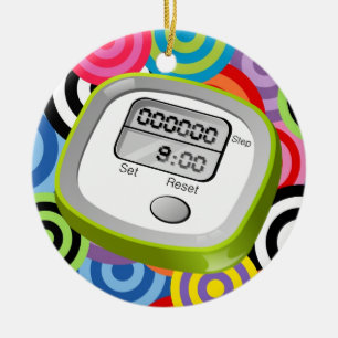 Fitness! Keramik Ornament