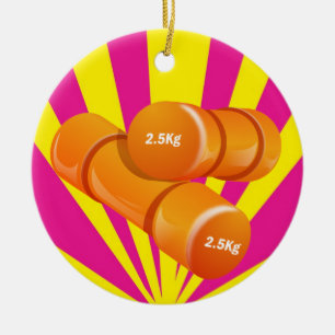 Fitness! Keramikornament