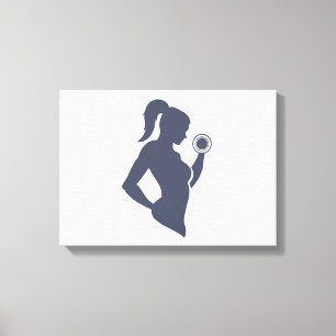 Fitness Leinwanddruck