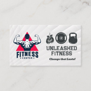 Fitness-Logo   Fitnessgeräte-Icons Visitenkarte
