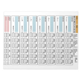 Fitness: Machen Sie es für sich; Motivierend Plane Notizblock