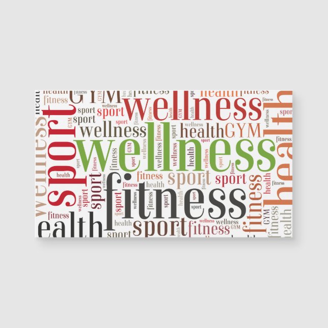 Fitness Magnetkarte (Vorderseite)