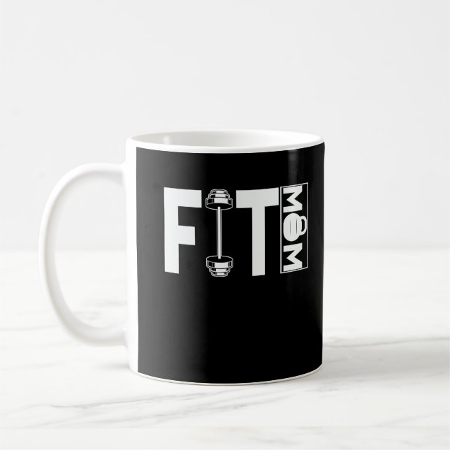 Fitness Mama Gym Weightlift Mama Kaffeetasse (Links)