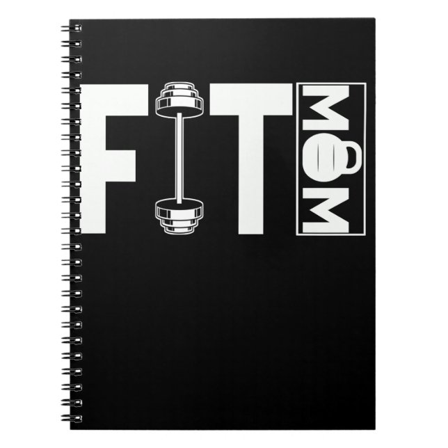 Fitness Mama Gym Weightlift Mama Notizblock (Vorderseite)