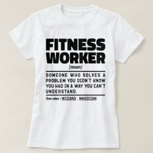 Fitness-Mitarbeiter Ich versuche, Dinge Lustige Sp T-Shirt