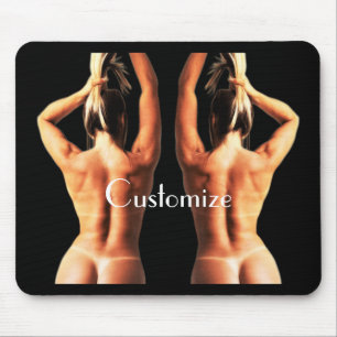 Fitness Modell Tanlines Thunder_Cove Mousepad