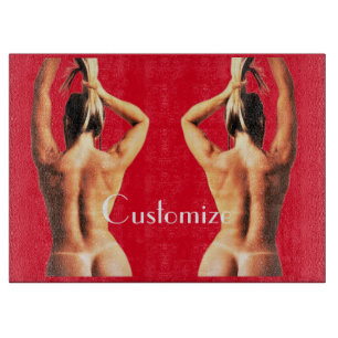 Fitness Modell Tanlines Thunder_Cove Schneidebrett