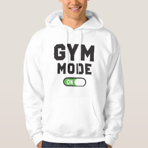 Fitness-Modus Aktiviert Fitness-Lebensstil-Grafi Hoodie