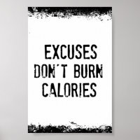 Fitness Motivation: Ausreden brennen keine Kalorie