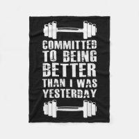 Fitness-Motivation für Männer Frauen mit Spruch Gy