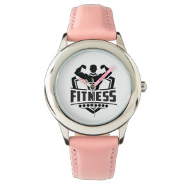 Fitness-Motivations-Grafik | Starkes & Aktives Leb Armbanduhr