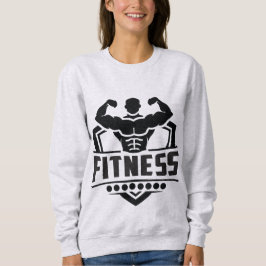 Fitness-Motivations-Grafik | Starkes & aktives Leb Sweatshirt