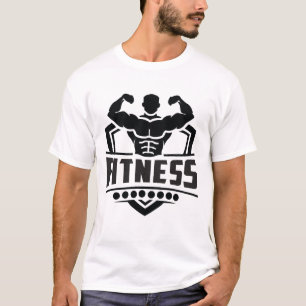 Fitness-Motivations-Grafik Starkes & aktives Leb T-Shirt