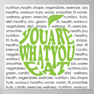 Fitness-Motivationsdesign Poster
