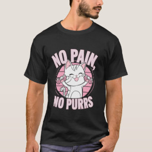 Fitness-Motivationskatzen Lustige Feline Fitness-I T-Shirt