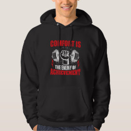 Fitness-Motivationszitat Hantel Stemmen Fitnessstu Hoodie