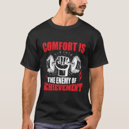 Fitness-Motivationszitat Hantel Stemmen Fitnessstu T-Shirt