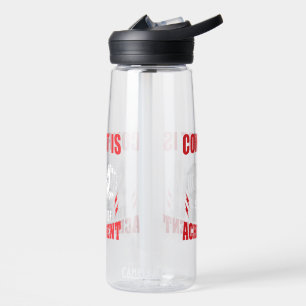 Fitness-Motivationszitat Hantel Stemmen Fitnessstu Trinkflasche