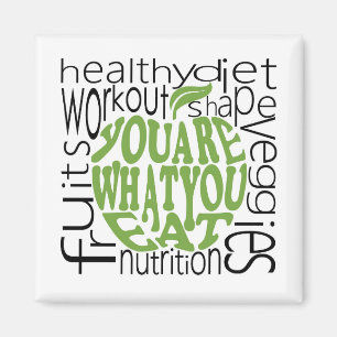 Fitness motivierend Poster Magnet