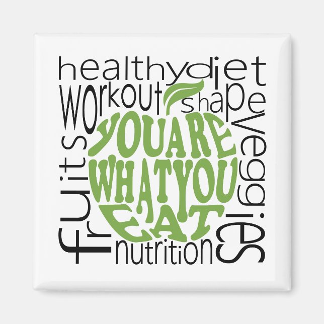 Fitness motivierend Poster Magnet (Vorne)