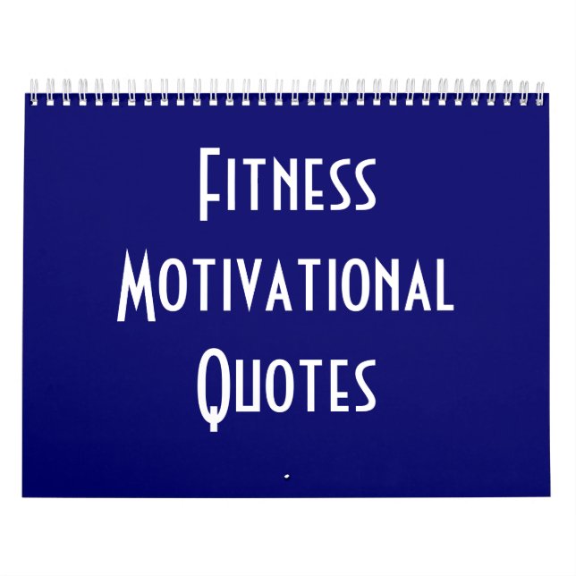 Fitness-motivierend Zitate Kalender (Titelbild)