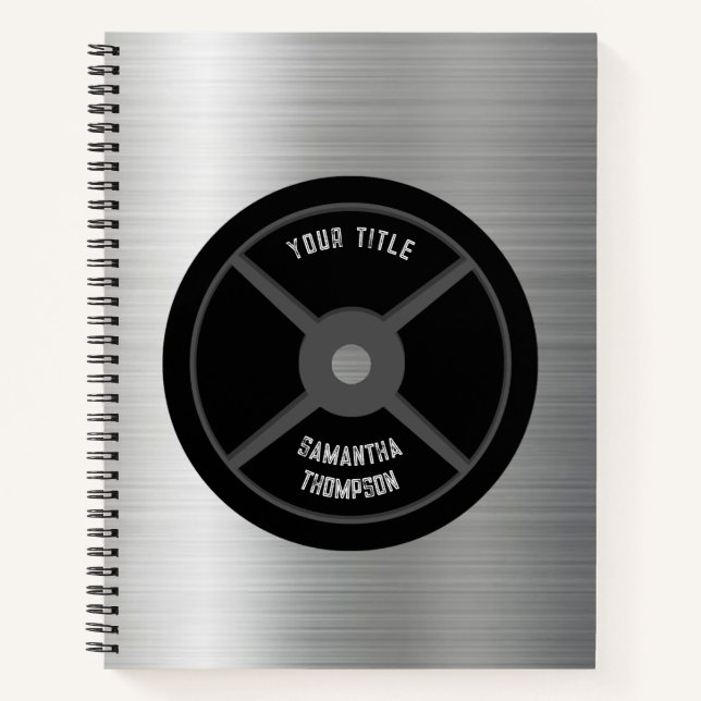 Fitness Notizbuch (Vorderseite)