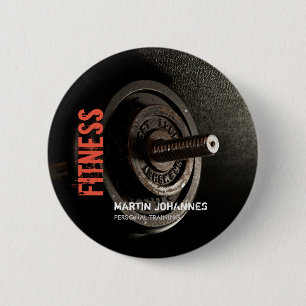 Fitness Personal Trainer Bodybuilding Modern Schar Button