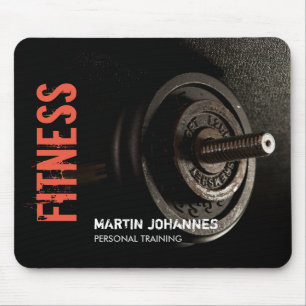 Fitness Personal Trainer Bodybuilding Modern Sharp Mousepad