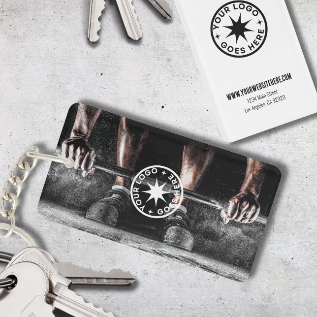 Fitness Personal Trainer Gym Schlüsselanhänger (Fitness Exercise Weightlifter Personal Trainer Gym Keychain)