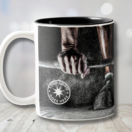 Fitness Personal Trainer Gym Zweifarbige Tasse