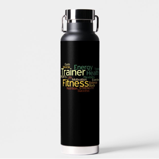 Fitness/Personal Trainer Trinkflasche (Vorne)