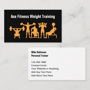 Fitness-Personal-Trainer und -Coach Visitenkarte