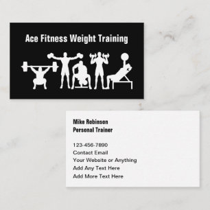 Fitness-Personal-Trainer und -Coach Visitenkarte