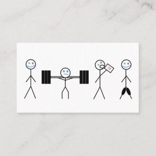 Fitness Personal Trainer-Visitenkarte Visitenkarte