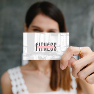 Fitness Persönliche Gesundheit Gymnastikleiterin Terminkarte