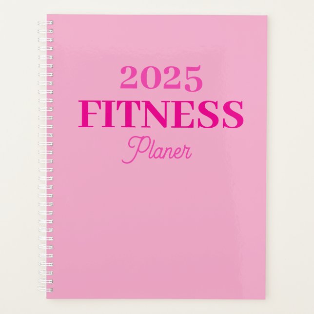  Fitness Planer 2025 (Vorderseite)
