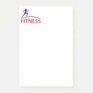 Fitness Post-it Klebezettel