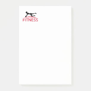 Fitness Post-it Klebezettel