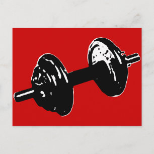 Fitness Postkarte