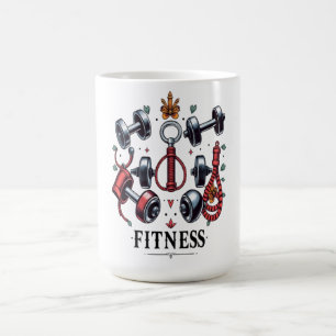 Fitness Power - Kraft, Energie und Engagement Kaffeetasse