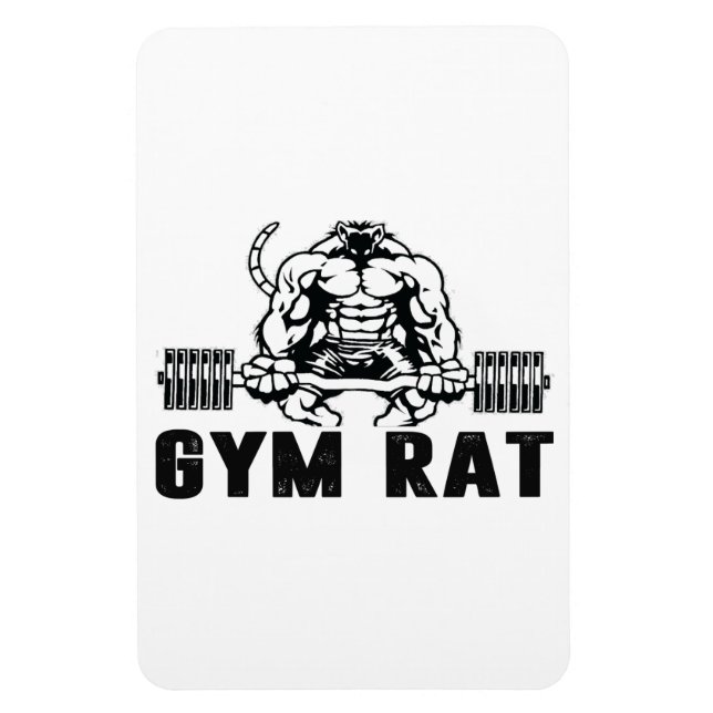 Fitness-Ratte Magnet (Vertikal)