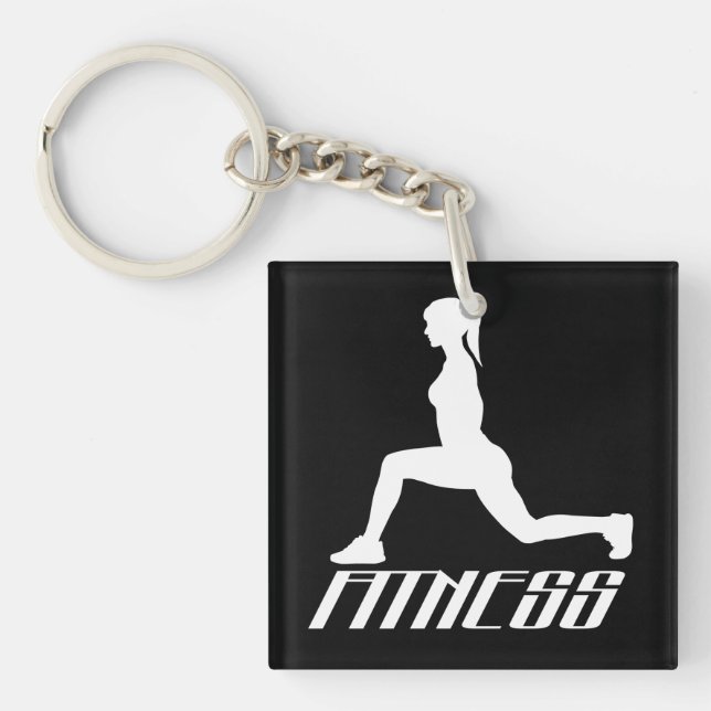 Fitness Schlüsselanhänger (Vorderseite)