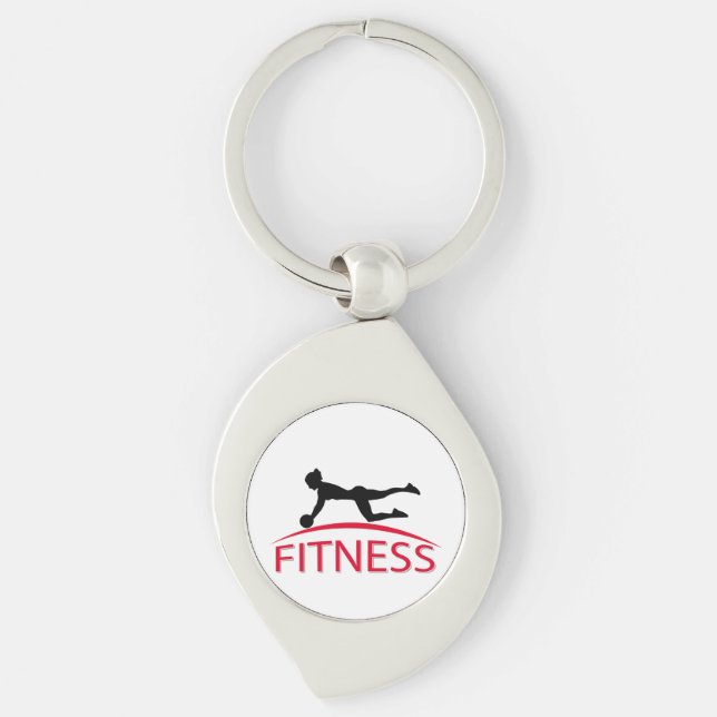 Fitness Schlüsselanhänger (Vorderseite)