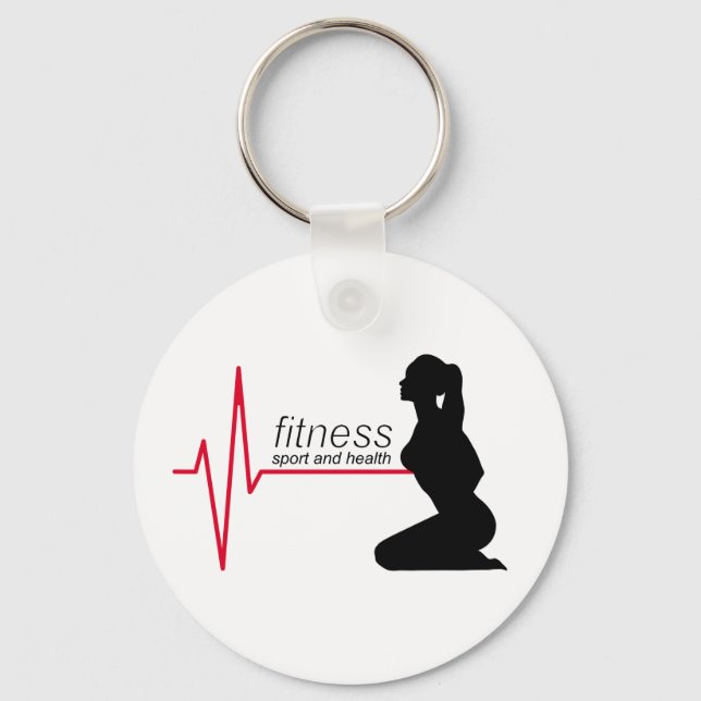 Fitness Schlüsselanhänger (Vorderseite)