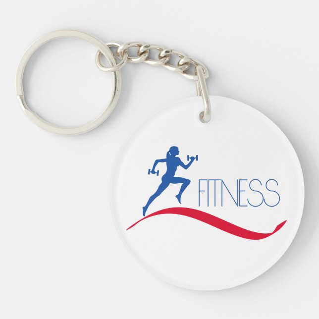 Fitness Schlüsselanhänger (Vorderseite)