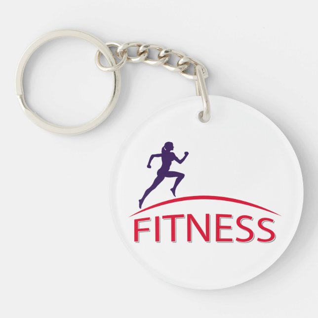 Fitness Schlüsselanhänger (Vorderseite)