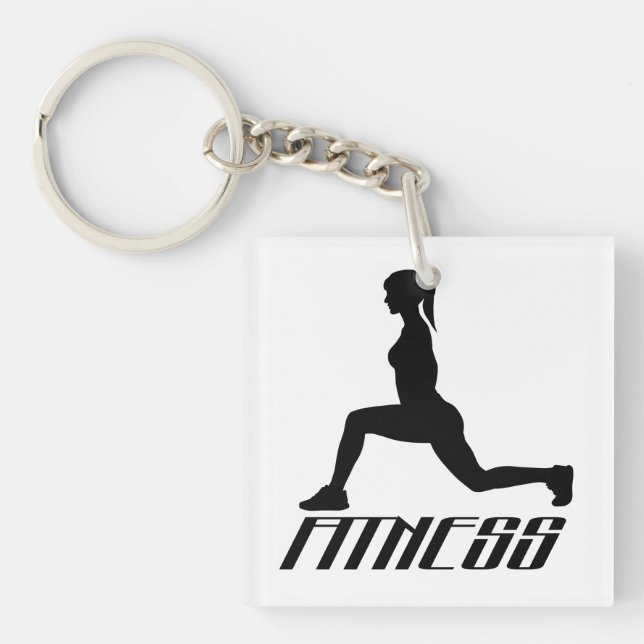 Fitness Schlüsselanhänger (Vorderseite)