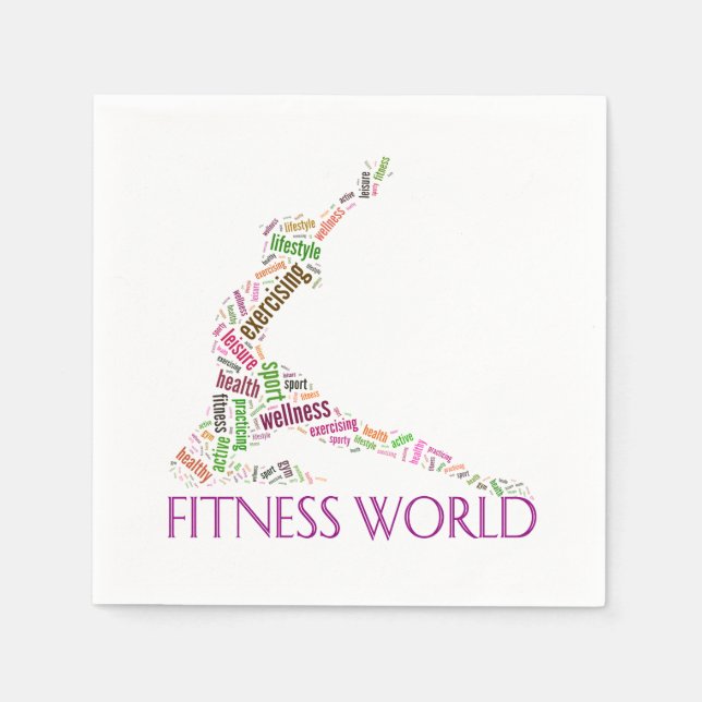 Fitness Serviette (Vorderseite)