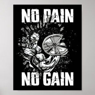 Fitness-Shirts für Männer ohne Pai Poster