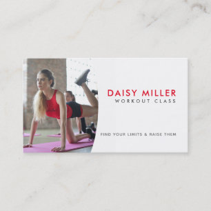 Fitness Slogans Business Cards Visitenkarte